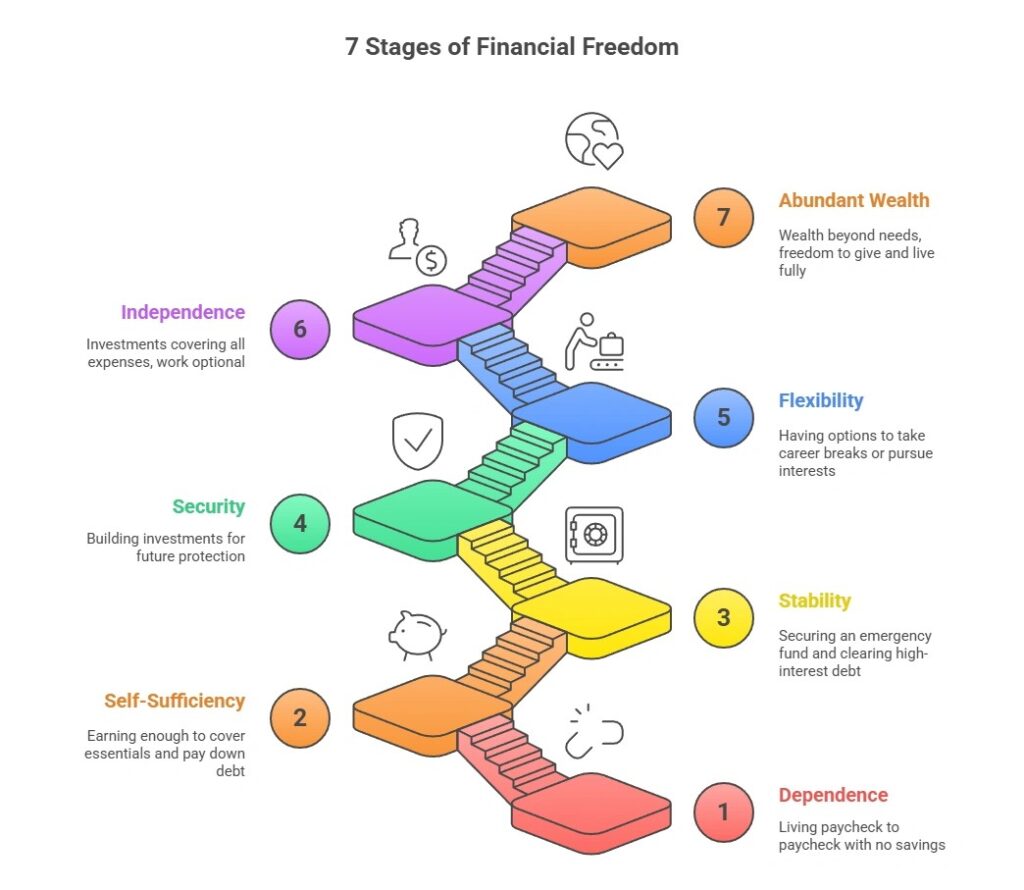 7 Stages of Financial Freedom — Can You Identify Where You Are Today?